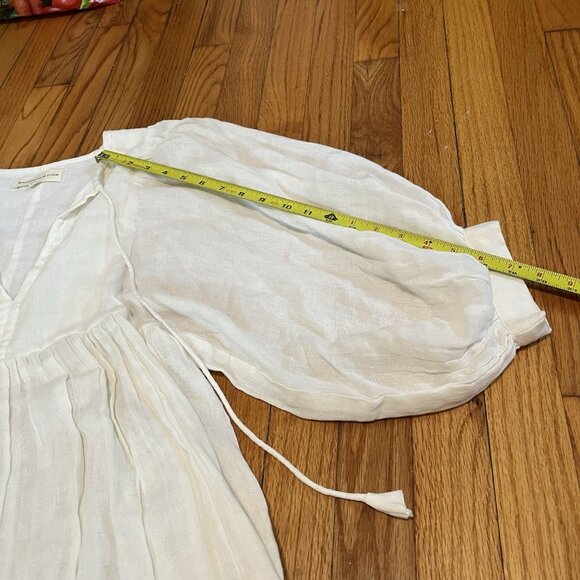 Daughters of India Kyra Mini Dress in White Gauze Size XS - Picture 10 of 10